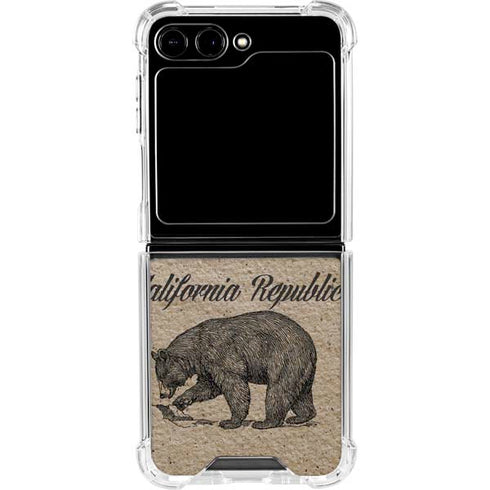 Cali Republic Vintage Galaxy Z Flip6 Clear Case